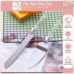 set dao cắt bánh sinh nhật, bánh cưới 1