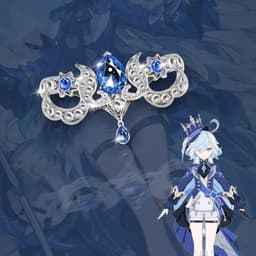 Nhẫn treo hạt Hóa Trang fontaine Foncalors Nhân Vật game genshin Impact nhẫn đôi Có Thể Điều Chỉnh Kích Cỡ anime manga 1