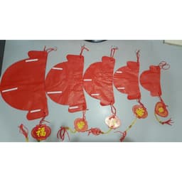 Đèn lồng tổ ong, đèn lồng đỏ Nilon 20cm/15cm/12cm treo trang trí Tết - đèn lồng chống nước 2