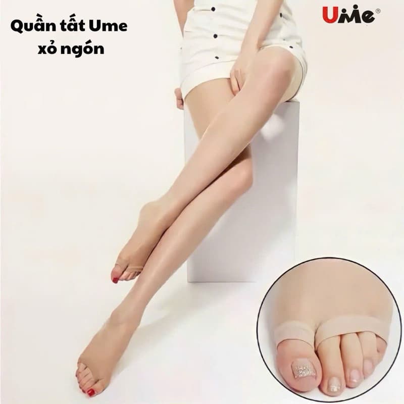 Quần tất xỏ ngón 20D cao cấp co dan 4 chieu