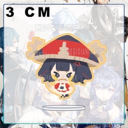 (mua 1 tặng 1) (3CM) Mô hình nhân vật GENSHIN IMPACT ver TAI MÈO ĐEO BỜM game anime chibi standee mica acrylic 5