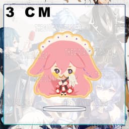 (mua 1 tặng 1) (3CM) Mô hình nhân vật GENSHIN IMPACT ver TAI MÈO ĐEO BỜM game anime chibi standee mica acrylic 6
