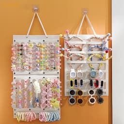 Giá Treo Kẹp Tóc / Băng Đô Gắn Tường Tiết Kiệm Decor Gọn gàng, Giá trưng bày, phụ kiện, mắt kính- Selenshop 8