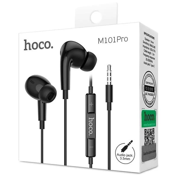 Tai Nghe Hoco M101 Pro Chui 3.5 và Hoco M101 có micro nút bấm âm lượng trên tai. NL