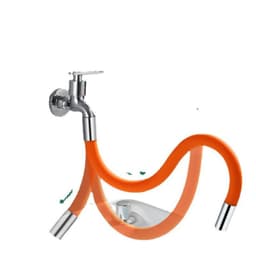 Ống nối vòi nước linh hoạt xoay 360 theo mọi hướng, nước chảy thành dòng, vòi nước dài 20/30/50cm tặng kèm nối đa năng 5