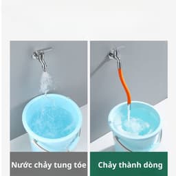 Ống nối vòi nước linh hoạt xoay 360 theo mọi hướng, nước chảy thành dòng, vòi nước dài 20/30/50cm tặng kèm nối đa năng 9
