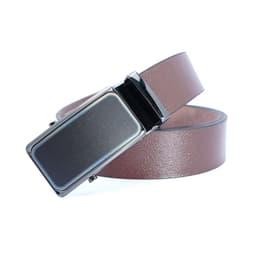Thắt lưng nam da bò nguyên miếng mặt khóa lăn tự động, dây lưng nam cao cấp L05B1 5