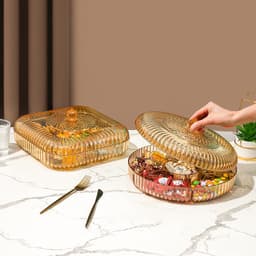 Khay Mứt Tết Hoàng Gia Đựng Bánh Kẹo Ngày Tết, Trang Trí Phòng Khách 9