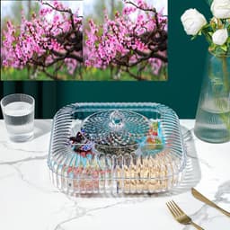 Khay Mứt Tết Hoàng Gia Đựng Bánh Kẹo Ngày Tết, Trang Trí Phòng Khách 5