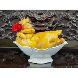 Bát Thuyền Đựng Gà Cúng Bằng Sứ Bát Tràng 31cm, Bát Thả Gà Nguyên Con Có Chân Đế, Dùng Thắp Hương Cúng Gia Tiên Lễ Tết 2