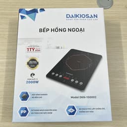 Bếp hồng ngoại đơn Daikiosan DKN-100002 công suất 2000W không kén nồi [Hỏa tốc 30 phút HCM] 5