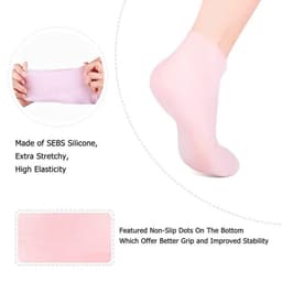Tất ,Vớ silicone Găng Tay Tẩy Tế Bào Chết Dưỡng Ẩm Giảm Đau Chống Nứt Nẻ Cho Nữ 8