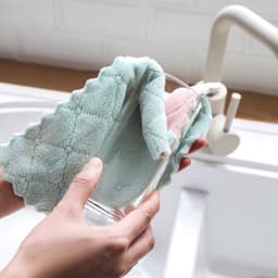 SET 10 CHIẾC KHĂN LAU BẾP ĐA NĂNG, 2 MẶT SIÊU MỀM MỊN 3