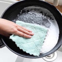 SET 10 CHIẾC KHĂN LAU BẾP ĐA NĂNG, 2 MẶT SIÊU MỀM MỊN 5