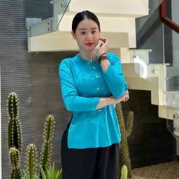 (BÀ BA GẤM cổ tròn QUẦN VÀ ÁO BÁN RIÊNG) Trang phục truyền thống, mẫu nữ vải gấm - MAY SỈ BÀ BA THEO YÊU CẦU 6
