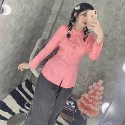 (GẤM BÀ BA cổ tròn QUẦN và ÁO BÁN RIÊNG) Bộ mẫu nữ vải gấm MAY SỈ BÀ BA THEO YÊU CẦU 3