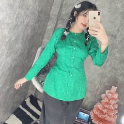 (GẤM BÀ BA cổ tròn QUẦN và ÁO BÁN RIÊNG) Bộ mẫu nữ vải gấm MAY SỈ BÀ BA THEO YÊU CẦU 8