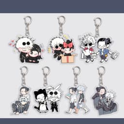 (Mua 1 tặng 1) Móc khóa JUJUTSU KAISEN ver GETO X GOJO CHIBI Chú Thuật Hồi Chiến in hình anime chibi mica acrylic 1