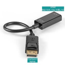Cáp chuyển đổi DisplayPort sang HDMI – Chuẩn 4K/2K, tương thích máy tính & màn hình 6