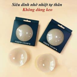 [DT03 ] Cặp Cán Nhũ Hoa Sinh Nhiệt Không Dùng Keo An Toàn Sức Khỏe 2