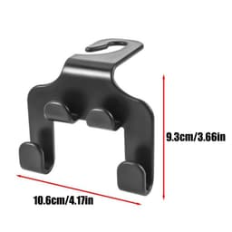 Móc treo đồ gắn sau ghế ô tô xe hơi nhựa ABS cao cấp chắc chăn nhỏ gọn tiện lợi - HÀNG LOẠI 1 3