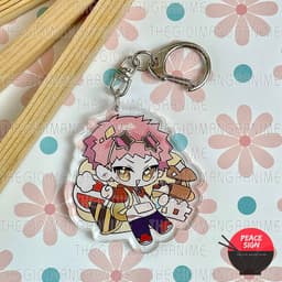 (mua 1 tặng 1) Móc khóa JUJUTSU KAISEN ver STYLE ĐI CHƠI Chú thuật hồi chiến in hình anime chibi mica acrylic dễ thương 6