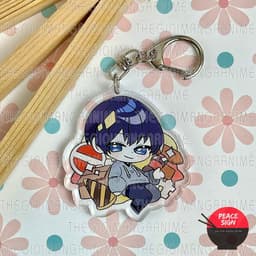 (mua 1 tặng 1) Móc khóa JUJUTSU KAISEN ver STYLE ĐI CHƠI Chú thuật hồi chiến in hình anime chibi mica acrylic dễ thương 7