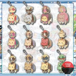 (mua 1 tặng 1) Móc khóa ONE PIECE ver PET Đảo hải tặc mica trong acrylic in hình anime chibi quà tặng độc đáo 1