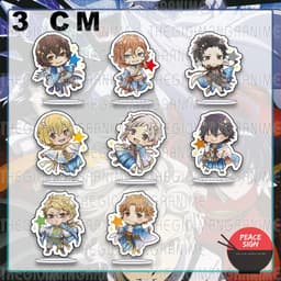 (mua 1 tặng 1) (3cm) Standee BUNGOU STRAY DOGS ver NGÔI SAO mô hình game anime mica trưng bày Văn Hào Lưu Lạc bungo 1