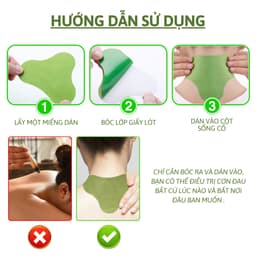 Miếng Dán Ngải Cứu Hộp 12 Miếng Giảm Đau Vai Gáy Hiệu Quả Nhất Thải Độc An Toàn Cho Sức RIEM 7