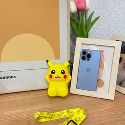 [Lớn, vừa điện thoại] Túi xách đeo chéo silicon hình pikachu thời trang dễ thương 8