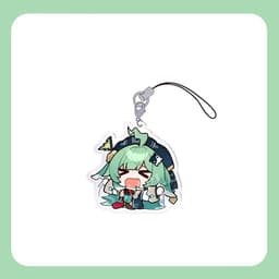 (mua 1 tặng 1) Móc dây treo điện thoại HUO HUO HONKAI STAR RAIL ver CẢM XÚC chibi mica móc khóa anime game phụ kiện 3