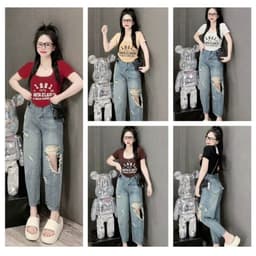 Áo Croptop Nữ Bigsize 45-85kg Form Ôm Body Tay Ngắn Áo Thun Cổ Tròn Co Giãn In Hình LIMO MS001 6