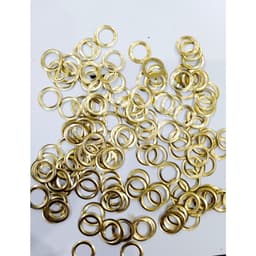 Long đền 5mm (Đệm lót mặt sau dành chokhoen ore bọc lỗ tròn, khuy mắt cáo) Bằng thau không gỉ Bịch 1000 cái 6
