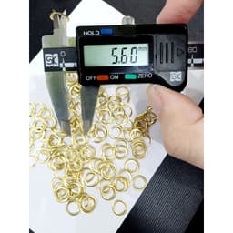 Long đền 5mm (Đệm lót mặt sau dành chokhoen ore bọc lỗ tròn, khuy mắt cáo) Bằng thau không gỉ Bịch 1000 cái 8