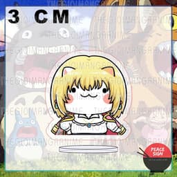 (mua 1 tặng 1) (3cm) Standee mini GHIBLI STUDIO ver MẶT MÈO tượng chibi mica acrylic anime trang trí xinh xắn 3