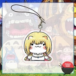 (mua 1 tặng 1) Móc dây treo điện thoại GHIBLI STUDIO ver MẶT MÈO in hình chibi mica acrylic móc khóa anime sưu tầm 2