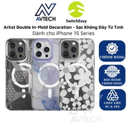 Ốp Lưng Sạc Không Dây SWITCHEASY Artist M iPhone 15 Pro Max / iPhone 15 Pro / iPhone 15 Plus / iPhone 15 1