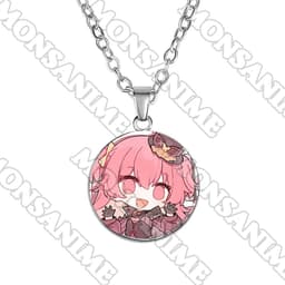 Vòng cổ in hình nhân vật PROJECT SEKAI ver CHIBI ĐẦU TO game anime chibi xinh xắn phụ kiện trang sức 2
