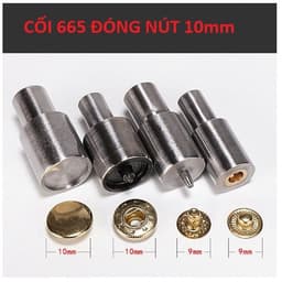 Bộ cối khuôn đóng nút bấm 4 thành phần (nút bóp, nút lò xo, nút chén, cúc chậu) Cối máy dập cúc điện tử 4