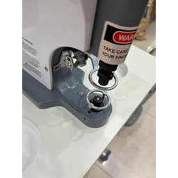 Máy đóng khoen Máy dập cúc điện tử (điện 220V) Có cảm biến chống dập tay Model XINDING 818 Gồm máy, chân, mặt bàn 4