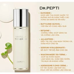 Nước Hoa Hồng Dưỡng Da Căng Bóng Dr.Pepti Centella Toner EX 180ml 6