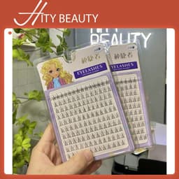 Mi lông vũ 10 hàng tự nối, gân trong, tách sợi, siêu nhẹ tự nhiên cho makeup concept cô dâu chuyên nghiệp - Hity Beauty 1