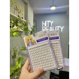 Mi lông vũ 10 hàng tự nối, gân trong, tách sợi, siêu nhẹ tự nhiên cho makeup concept cô dâu chuyên nghiệp - Hity Beauty 2
