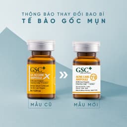 Tế bào gốc hỗ trợ xử lý mụn GSC Acne Care Ampoule TR giảm mụn, kiềm dầu 1 lọ 8ml 4