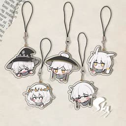 (mua 1 tặng 1) Dây treo điện thoại Sky Children of The Light in hình anime chibi mica acrylic dễ thương 1
