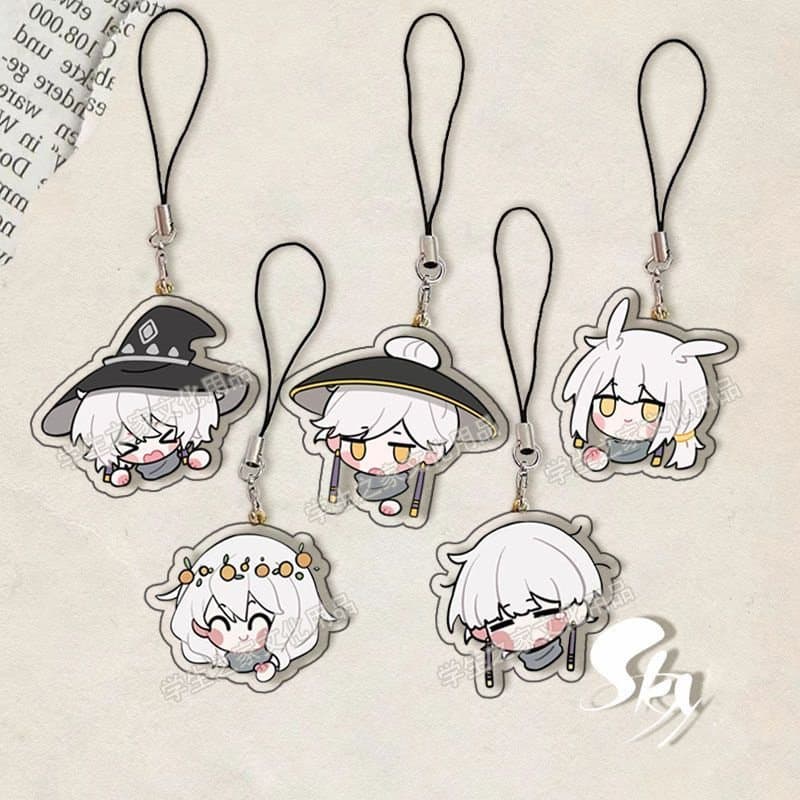(mua 1 tặng 1) Dây treo điện thoại Sky Children of The Light in hình anime chibi mica acrylic dễ thương