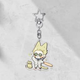 (Mua 1 tặng 1) Móc khóa JUJUTSU KAISEN ver MÈO NANAMI Chú thuật hồi chiến in hình anime chibi mica acrylic dễ thương 3
