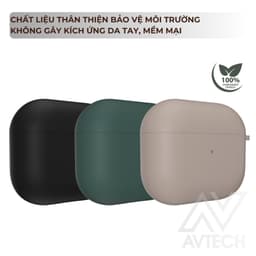 Ốp Lưng Case SwitchEasy Silicone Dành Cho Airpods 3, Skin Soft Touch Silicone, Silicone Lỏng, Bảo Vệ 360, Chống Trầy 9