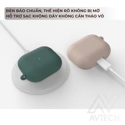 Ốp Lưng Case SwitchEasy Silicone Dành Cho Airpods 3, Skin Soft Touch Silicone, Silicone Lỏng, Bảo Vệ 360, Chống Trầy 4